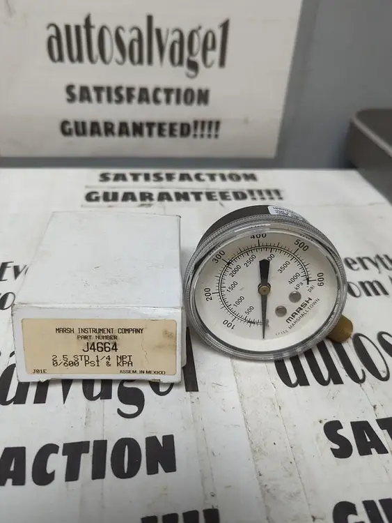 New | in-Stock MARSH J4664 Universal Pressure Meters | Surplus Asset Holdings #1217231