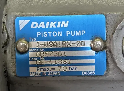 New | in-Stock DAIKIN J-V8A1RX-20 Piston Pumps Ohio US | Surplus Asset Holdings #1337605