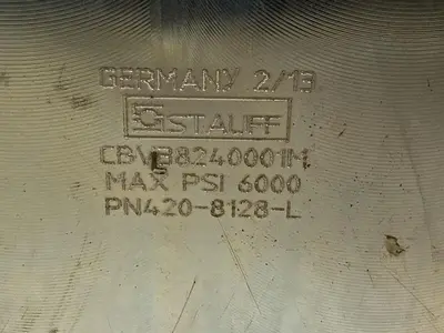 Used STAUFF CBVL38240001M Pump & Valve Parts | Surplus Asset Holdings #1218227