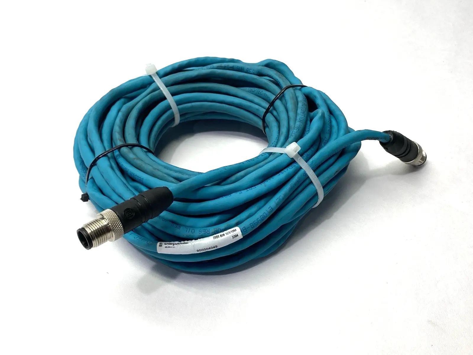 USED LUMBERG AUTOMATION DOUBLE-ENDED CORDSET M12 M TO M 900004049