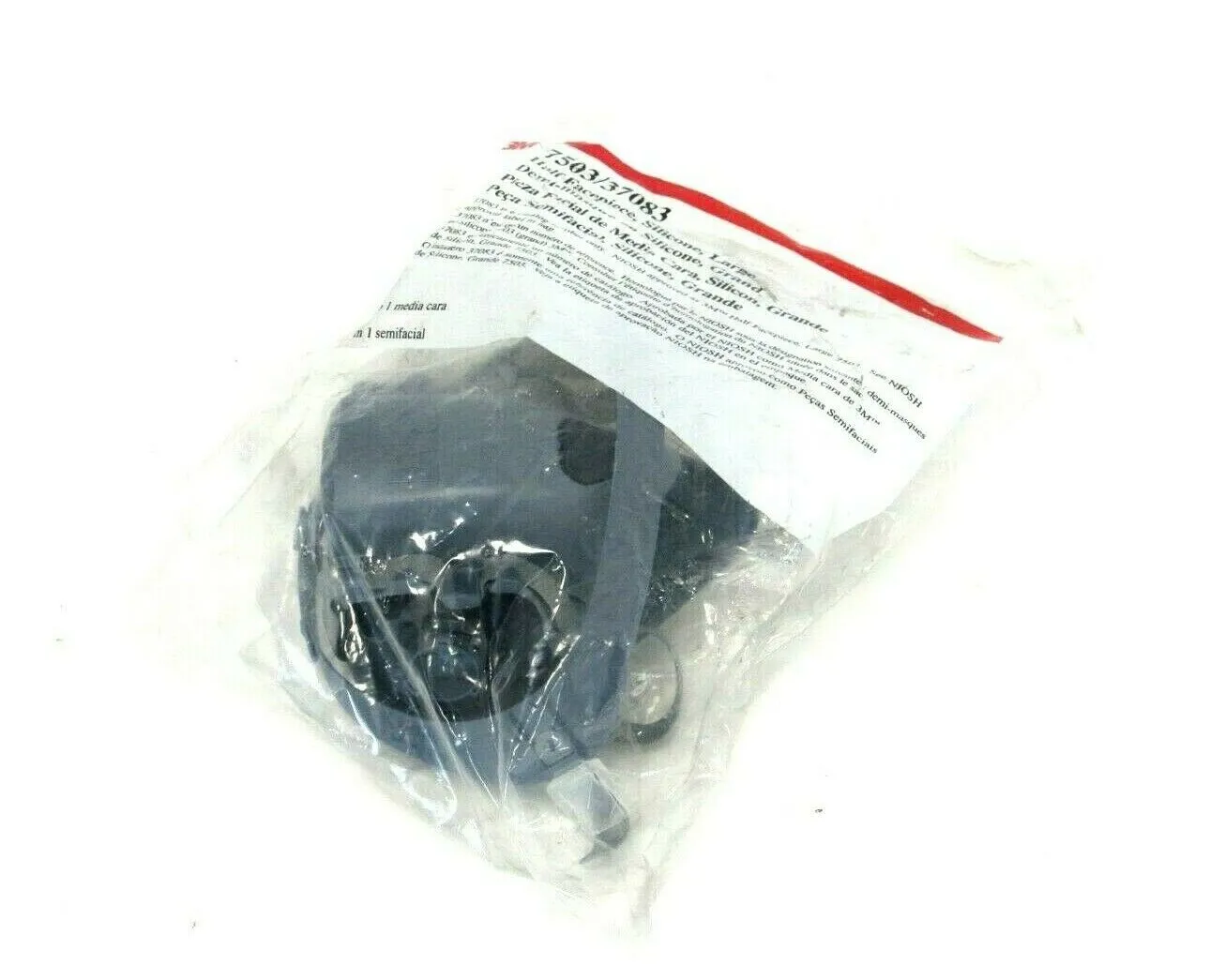 NEW 3M 7503/37083 HALF FACEPIECE RESPIRATOR LARGE 7503