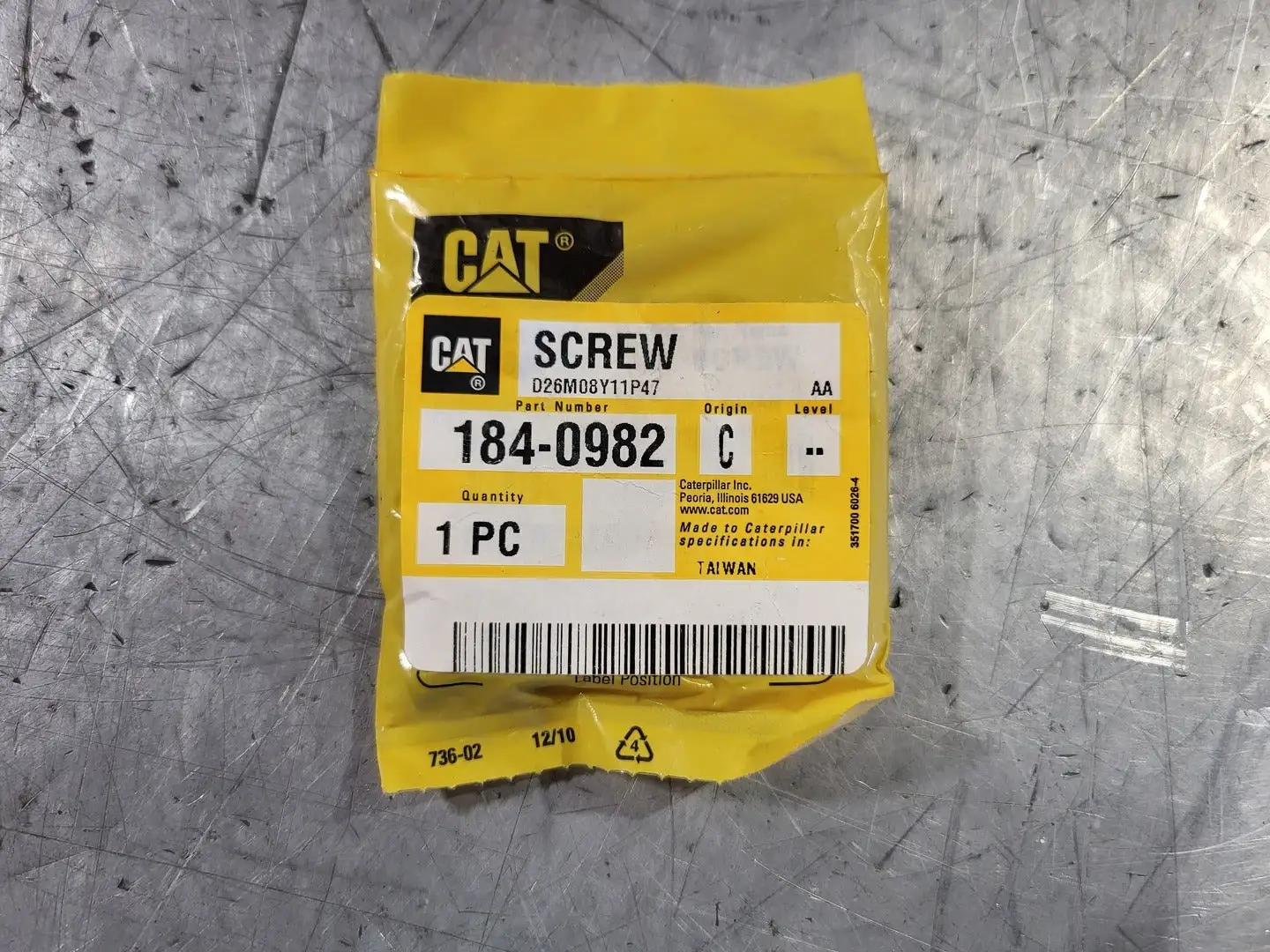NEW CATERPILLAR 184-0982