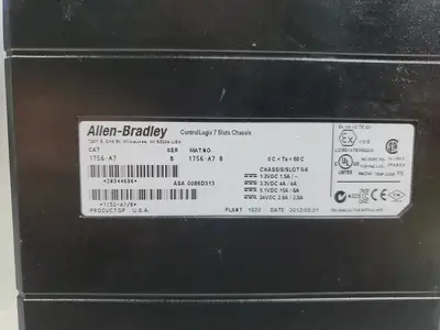 USED Allen-Bradley 1756-PB75 ControlLogix Power Supply w/1756-A7 Chassis