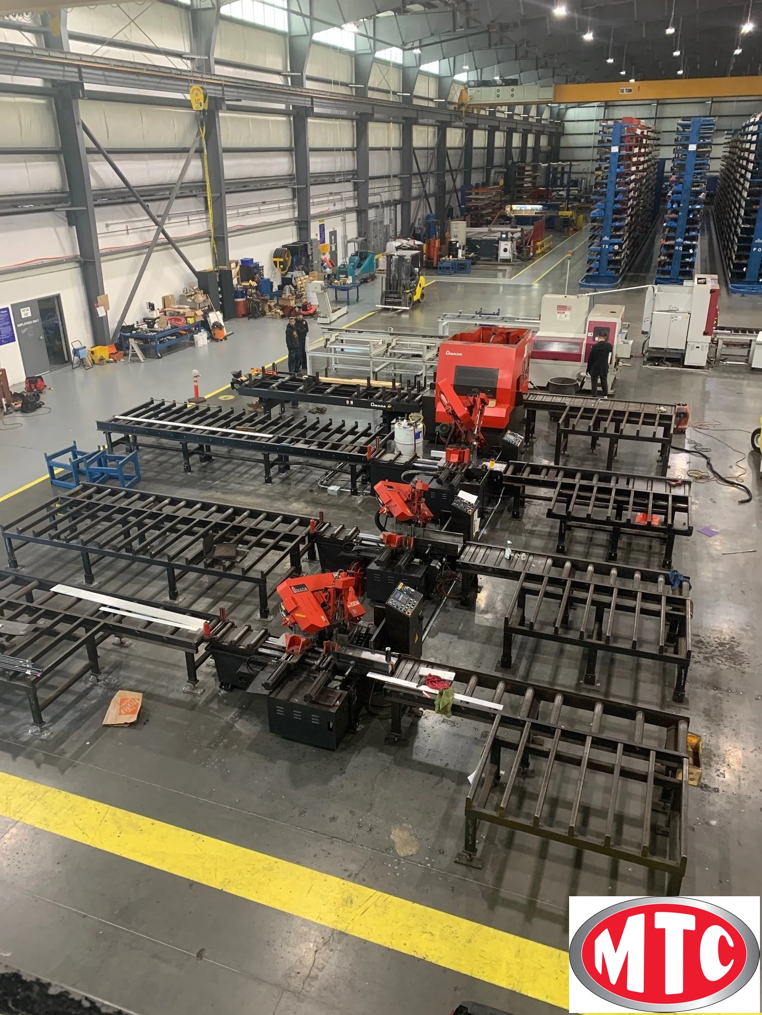 10’ Long Power Table. Like: Doall, HEM, MARVEL, HYD-MECH