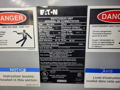 NEW 2014 EATON MMVS01N100Y