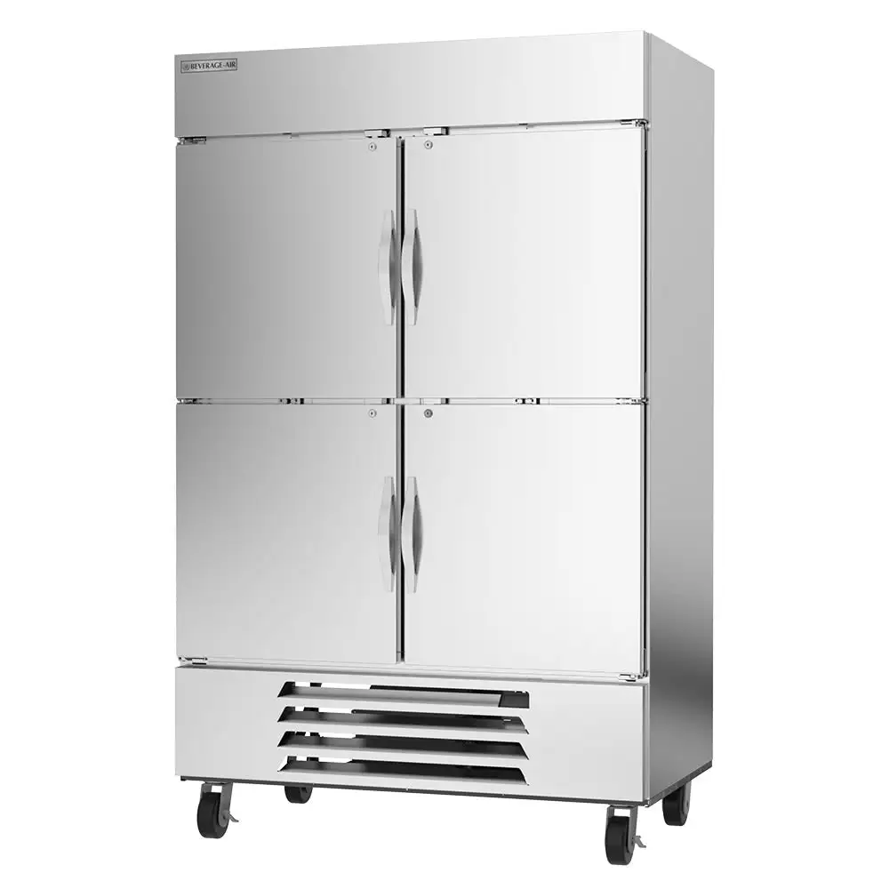 Beverage-Air HBF49HC-1-HS 52" Horizon Series Two Section Reach In Freezer, (4) Left/right Hinge Solid Doors, 115v