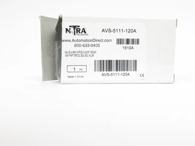 New | in-Stock Nitra Pneumatics AVS-5111-120A Valves/Fittings California US | ANACAPA EQUIPMENT BROKERS, INC #1480485