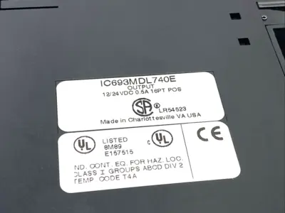 Used GE FANUC IC693MDL740E PLC Input & Output Michigan US | Maverick Industrial Sales #1090019