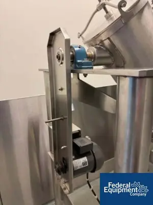 USED Keith Machinery Corp 2 Cu Ft Keith Machinery Twin Shell Blender, S/S