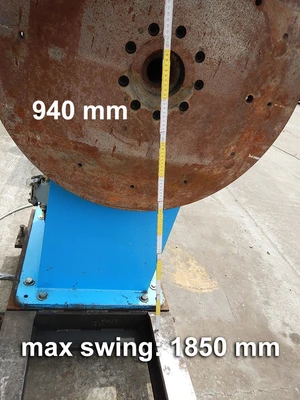 USED CLOOS WELDING POSITIONER 4 TON