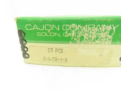 Cajon B4TA18 Swagelok Compression Fitting Adapter 1/4" Tube to 3/8"NPT Lot of 25