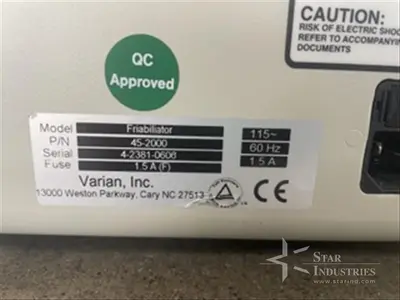 Used _UNKNOWN_ _UNKNOWN_ Friability Testers California US | Star Industries #1254873