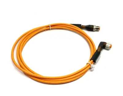 RST 4-RKWT 4-251/2M | Lumberg Automation  Connection Cable M12 M/F 4-Pin Rt Angle - New – Open box