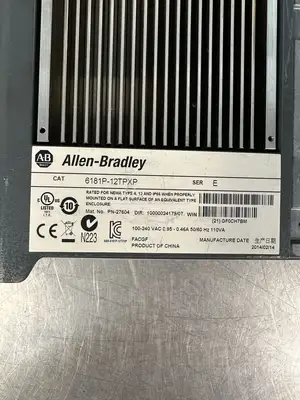 Allen Bradley 6181P-12TPXP 1200P Ser E (8.6.6)