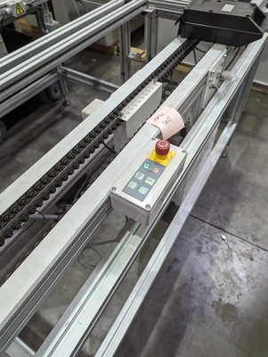 JOT Automation 2m Roller Edge Conveyor