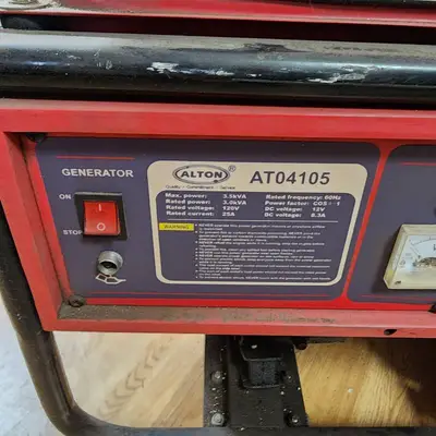 Alton AT04105 Generator 3500W - May Need Carb Clean