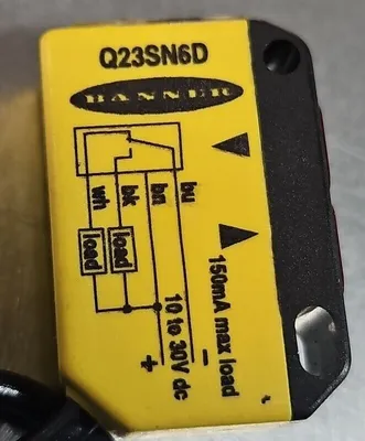 BANNER Q23SN6D PHOTOELECTRIC SWITCH. Loc5E-19