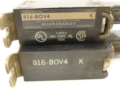 Allen Bradley 816-BOV4 Overload Relay Heater Series K  Lot of 6