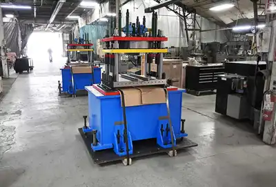 New 30 Ton x 3″ UCG 4-Post Pneumatic Cut-Off Press