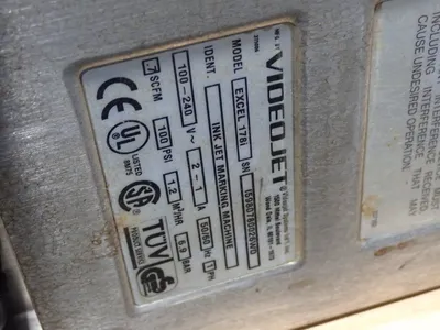 Used VIDEOJET 178I Ink Jet Coders & Printers Ohio US | HGR 24 #1406414