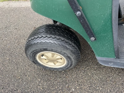 (1) 2014 E-Z-Go golf cart with a Kawasaki gas engine, does not include Club canopy or ball washer, f...