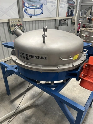 New Pressure Sieve 1200 mm x 0.98 m2