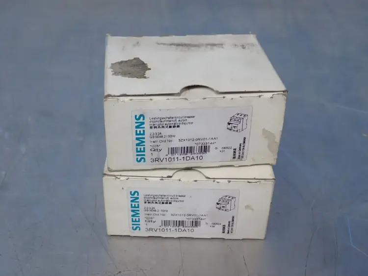 Used SIEMENS 3RV10111DA10 Circuit Breakers | HGR 24 #731894