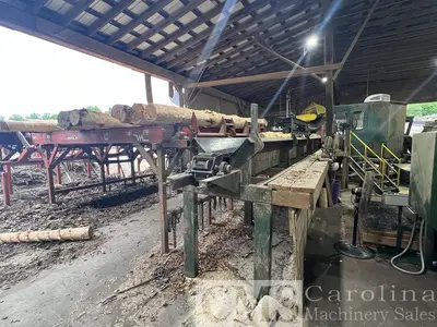 USED PENDU COMPLETE PENDU CUT STOCK OPERATION - SCRAGG, GANG RIP, STACKER
