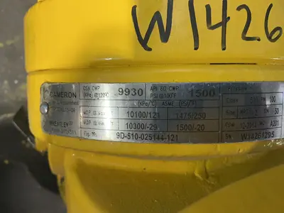 Used CAMERON 9D510025144121 Pumps Ohio US | HGR 24 #1314923