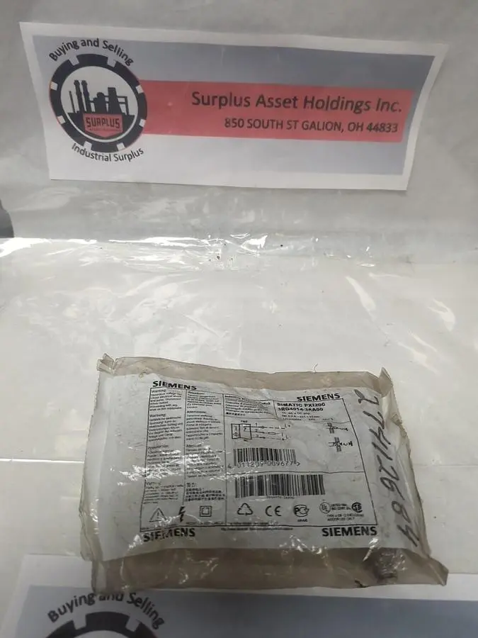 New | in-Stock SIEMENS 3RG4014-3AA00 Industrial Controls Ohio US | Surplus Asset Holdings #1235803