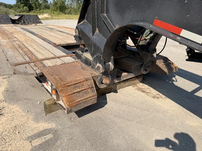 Used 2011 PITTS 50 TON DROP DECK TRI-AXLE Lowboy Trailers Michigan US | Miedema Asset Management Group #1338402