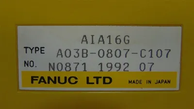 Fanuc A03B-0807-C107 Input Module AIA16G without terminal block Used