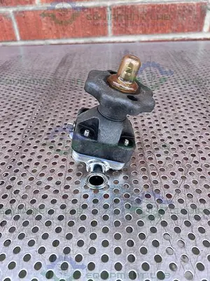 USED ITT PURE FLO .75-316L-RA15MAX-CWP150 DIAPHRAGM VALVE W/ 3/4" SANITARY FITTING