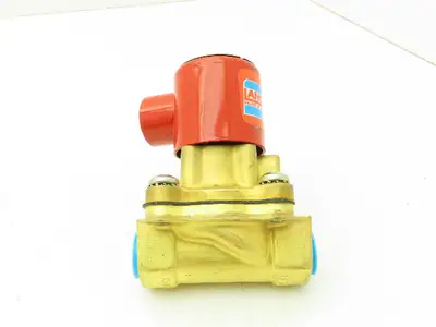 Lancer 2LB26L110 2-Way Skinner Solenoid Valve 3/8" NTP N.C. 0-40psi MISSING COIL