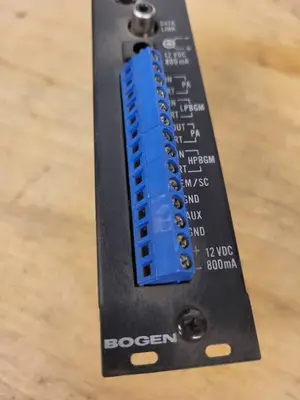 Bogen PCMCPU Control Module for Paging System