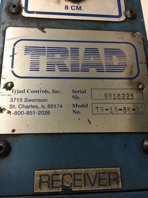 Used Triad TR-18-8K-20 Miscellaneous MRO Indiana US | J&J Industrial Supply #503685