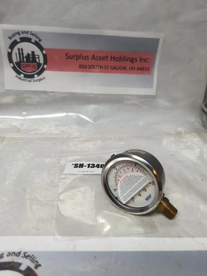 New | in-Stock WIKA 0-100 Universal Pressure Meters Ohio US | Surplus Asset Holdings #1249617