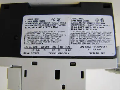 USED SIEMENS 3RV1011-AA10