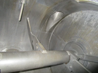 J.H. Day Turbulent Mixer/Dryer, Stainless Steel, Jacketed, 30 HP