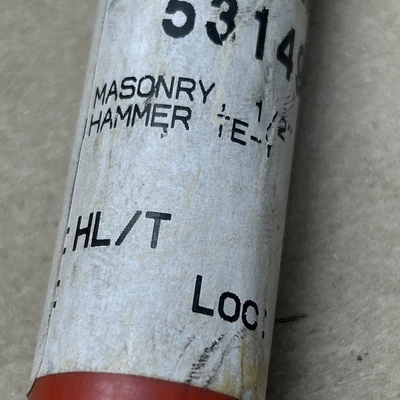Hilti Hammer Drill Masonry Bit 1/2x 21” P/N ??? Fast Shipping! + Warranty