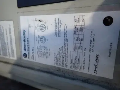 Used ALLENBRADLEY 280DF12710CGRW3P1 Starters Ohio US | HGR 24 #883908
