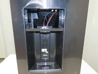 5304530762 Electrolux Left Refrigerator Door Black Stainless Ice Dispenser