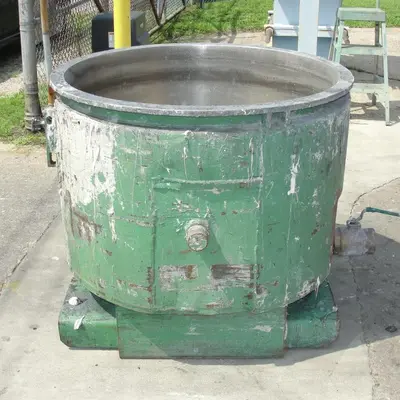 SPC6800  Mixer and Blender 100 gallon Ross change can Stainless Steel 39.25" inside diameter 27.5" inside height