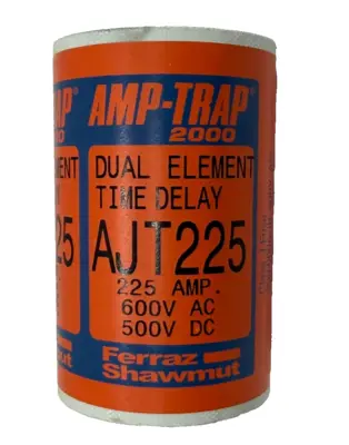 NEW FERRAZ SHAWMUT AJT225 FUSE 225AMP 600 V