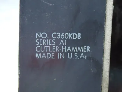 Used CUTLER+HAMMER C360KDB Fuse Accessories Ohio US | HGR 24 #884213
