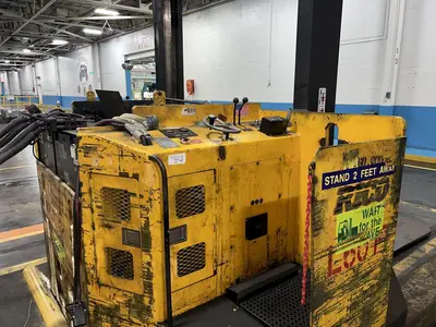60,000 LBS RICO MODEL #HLR600 ELECTRIC FORKLIFT / DIE-CART / COIL-CARRIER: STOCK #16894