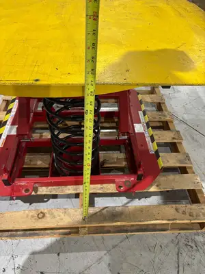 USED SOUTHWORTH 45X45 ERGONOMIC LIFT AND TURN TABLE PLATFORM, BACKSAVER