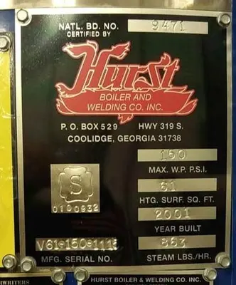 USED 2001 HURST 4VT-G-20-150