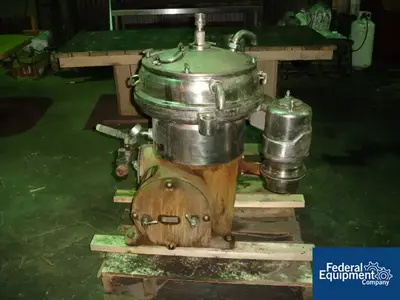 USED Westfalia SAOWH 3036 SEF WESTFALIA SEPARATOR CENTRIFUGE, 316 S/S