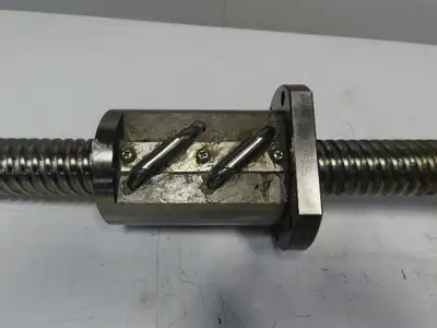 NSK 14HS-0003 W5009-500ZTX-0003 2" Dia 3/8" Pitch Ball nut/Screw Assembly 61"OAL